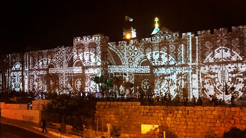 Mapping Jerusalem Light Festival